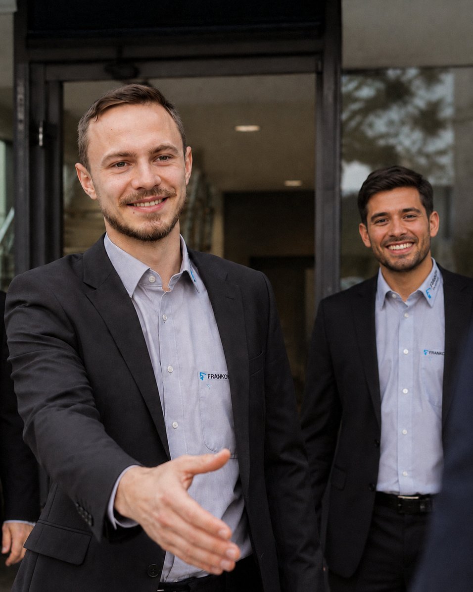 Professionelles FRANKONIA-Sicherheitspersonal vor Ort